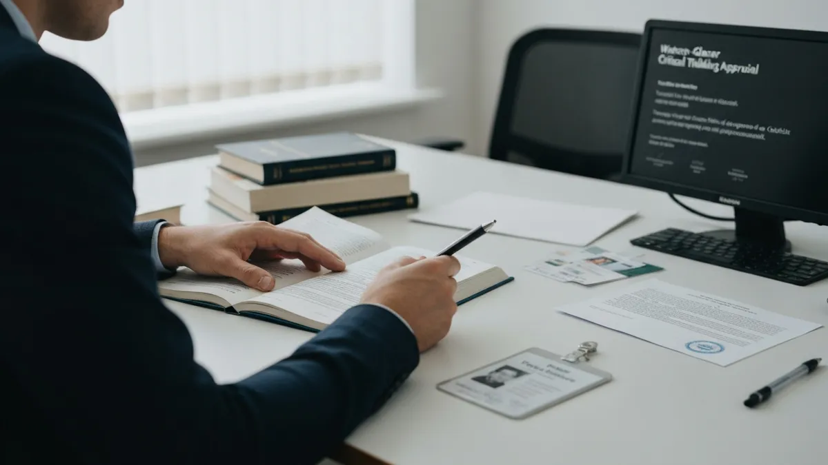 Watson Glaser evaluation of arguments strong versus weak argument checklist