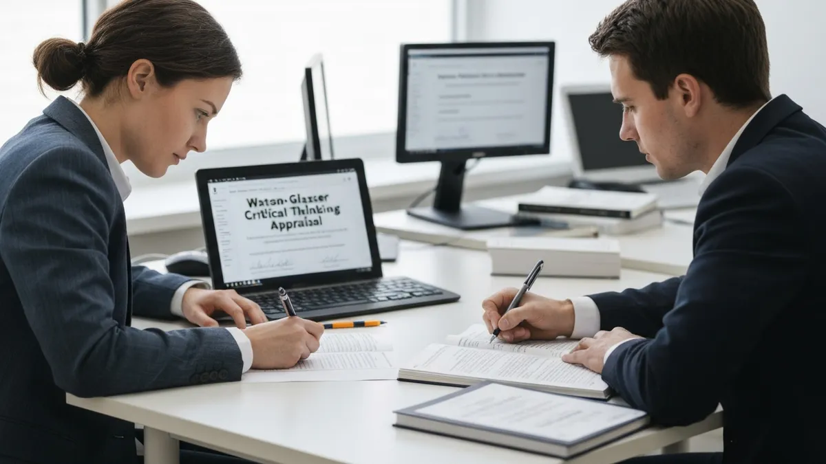 Watson Glaser percentile score chart showing employer cutoffs by sector