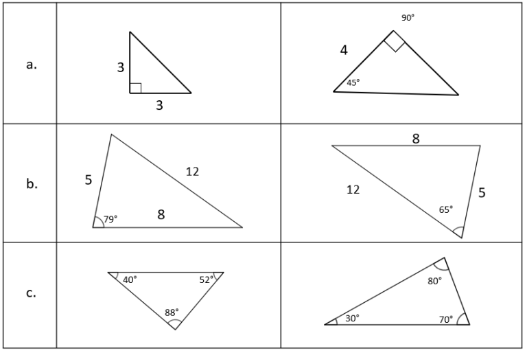 formula for isosceles right triangle