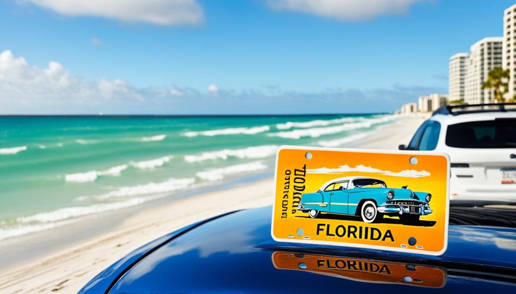 Florida car registration image