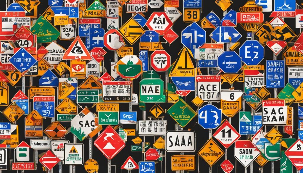 SAAQ road signs test