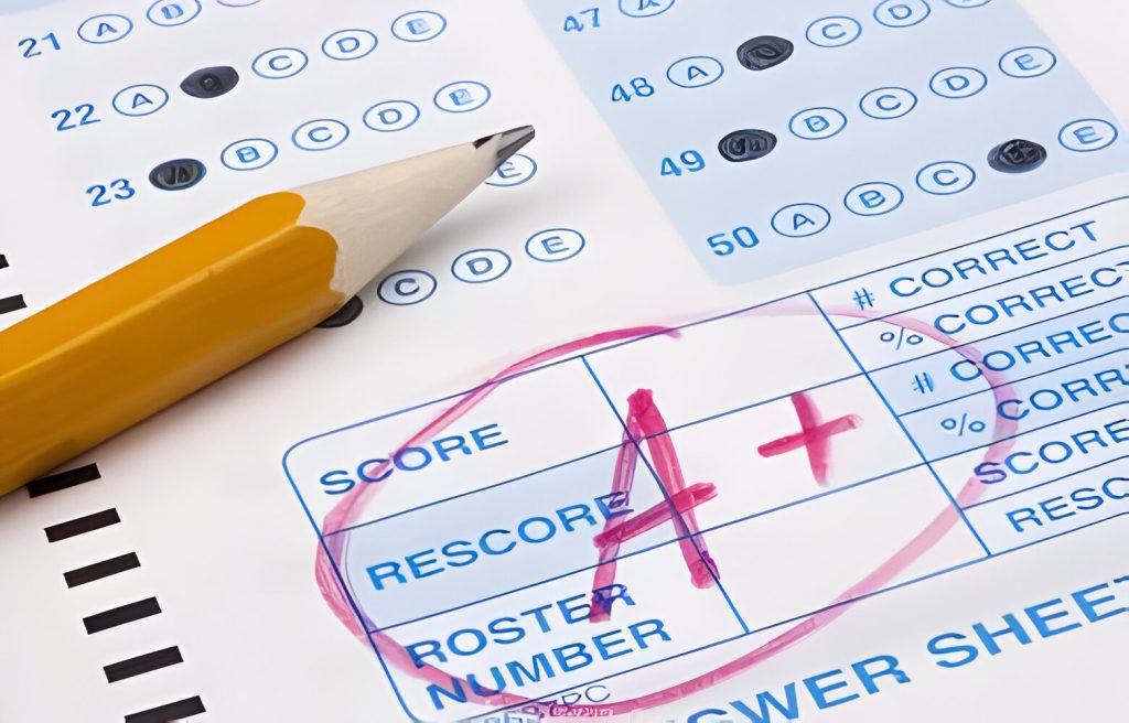 SATs test results
