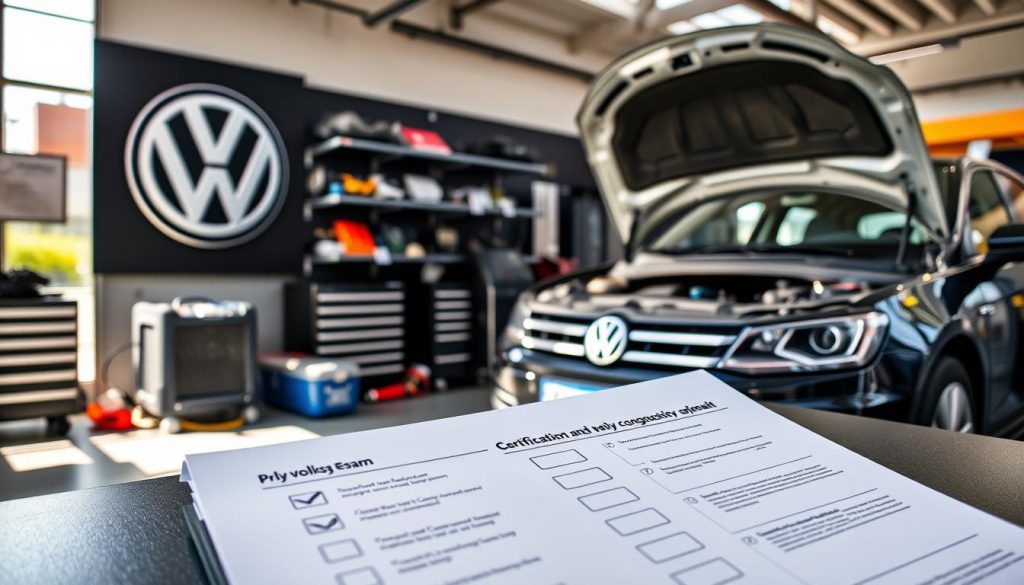 volkswagen certification exam