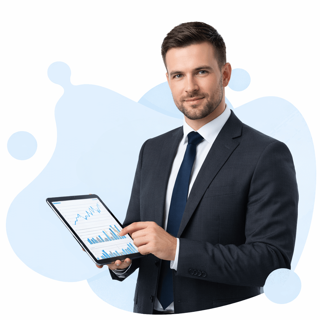 FRM Financial Risk Manager professional analyzing data